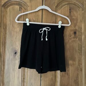 Jax & Lennon Ladies High Waisted Shorts Black Medium